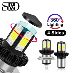 H6 - BA20D - Hi-lo beam - LED motorcycle headlight bulb