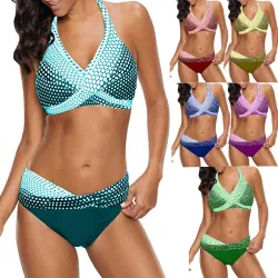 Polka dots swimsuit - bikini set