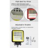 LED bar - spot light lamp for off-road cars - tractors - SUV - trucks - 72W - 126W / 12V - 24V