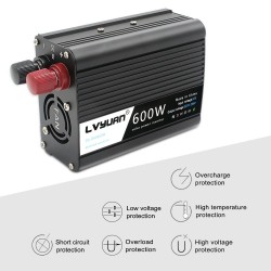 1000W - DC 12V to AC 220V - dual USB mini inverter - charging adapter - car Voltage converter