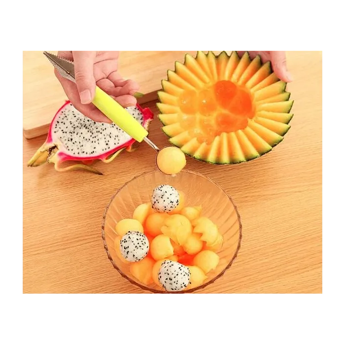 Creative fruits carving knife - spoon