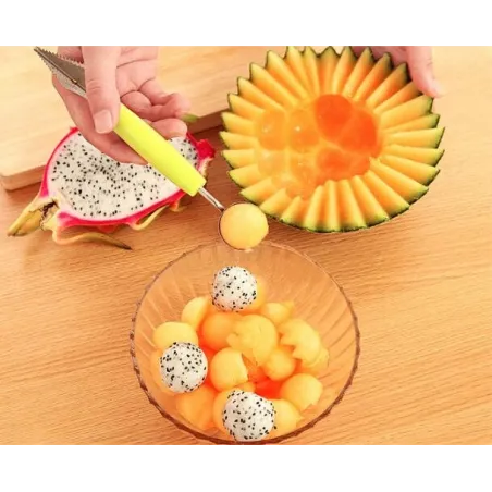 Creative fruits carving knife - spoon