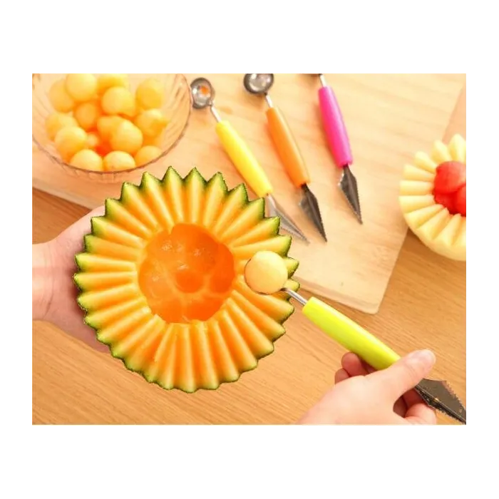 Creative fruits carving knife - spoon