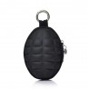 Car keys organizer - pouch bag with zipper & keyring - grenade shapeKeyrings