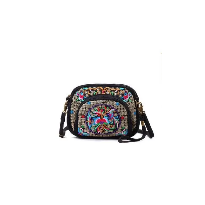 Vintage Zipper Bag - Ethnic National styleBags