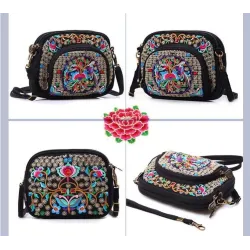 Vintage Zipper Bag - Ethnic National styleBags