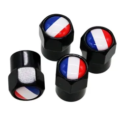 4pcs/set - valve caps - france logo