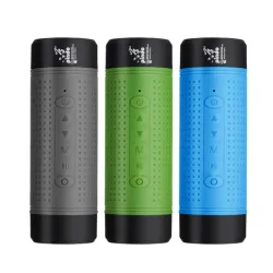 Multifunctional Bluetooth bicycle speaker - with flashlight