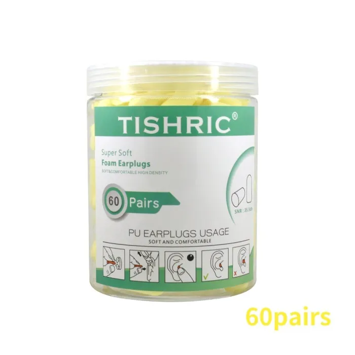 Soft - Sponge Earplugs - 30/60 pairs