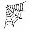 Spider web - car sticker