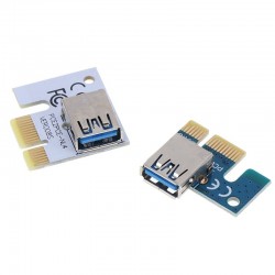 USB 3.0 PCI-E 1X to 16X - graphics extension cable - PCI-E extended line - card adapter