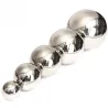 Silver decorative ball - mirror effect - stainless steel
