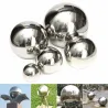 Silver decorative ball - mirror effect - stainless steel