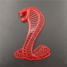 3D cobra - metal emblem - car sticker