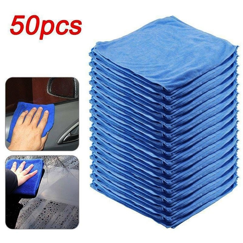 Car washing towel - anti-scratch - quick-drying - microfiber - 50 pieces