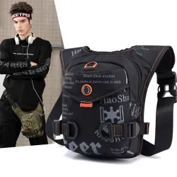 Leg / waist / shoulder small bag - waterproof nylon - unisex