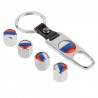 Russian flag - car valve caps - 4 pieces setWheel parts