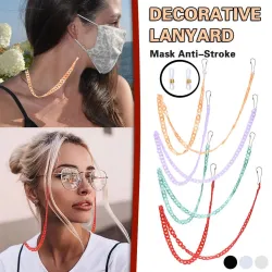 Multifunction beaded chain - holder for glasses / face masks - decorative lanyard