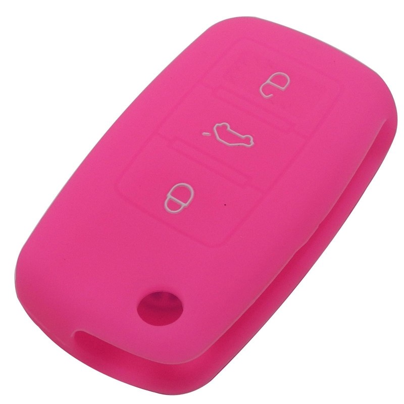 Silicone car key cover - Volkswagen Golf Bora Jetta POLO Passat - Skoda Superb Octavia Fabia - Seat Ibiza LeonKeys