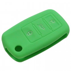 Silicone car key cover - Volkswagen Golf Bora Jetta POLO Passat - Skoda Superb Octavia Fabia - Seat Ibiza LeonKeys