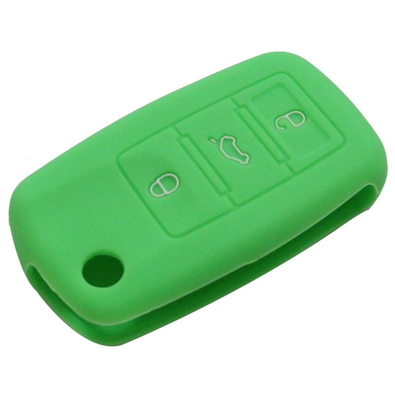Silicone car key cover - Volkswagen Golf Bora Jetta POLO Passat - Skoda Superb Octavia Fabia - Seat Ibiza LeonKeys