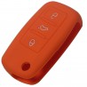 Silicone car key cover - Volkswagen Golf Bora Jetta POLO Passat - Skoda Superb Octavia Fabia - Seat Ibiza LeonKeys