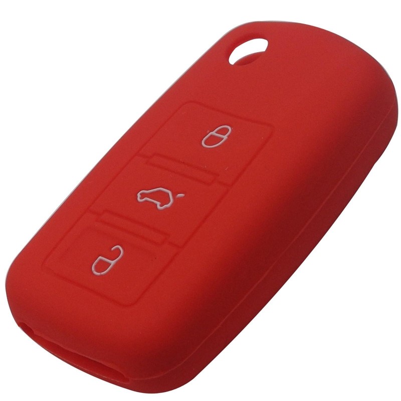 Silicone car key cover - Volkswagen Golf Bora Jetta POLO Passat - Skoda Superb Octavia Fabia - Seat Ibiza LeonKeys