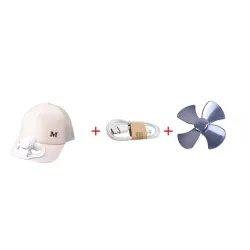 Baseballkasket - med elektrisk blæser - USB - unisex