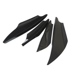 Universal - front bumper spoilers protector - black - 4 piecesStyling parts