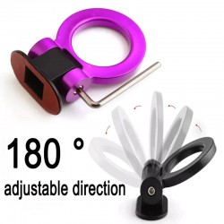 Universal car tow hook - ring shaped decorative sticker