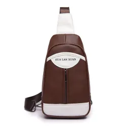 Fashionable backpack - leather crossbody bag