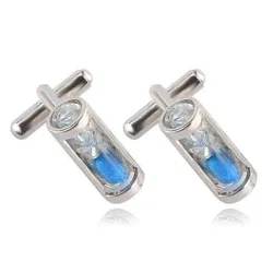 Hourglass shaped cufflinks