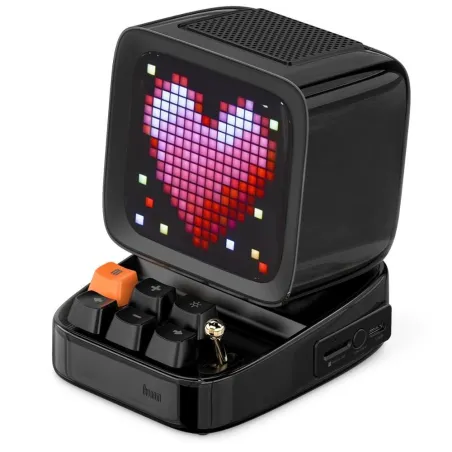 Retro Bluetooth speaker - pixel art - alarm clock - LED display - gaming board - DJ mixer