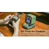 Retro Bluetooth speaker - pixel art - alarm clock - LED display - gaming board - DJ mixer