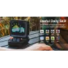 Retro Bluetooth speaker - pixel art - alarm clock - LED display - gaming board - DJ mixer
