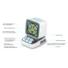 Retro Bluetooth speaker - pixel art - alarm clock - LED display - gaming board - DJ mixer