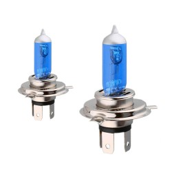 Car halogen bulb - super white - H1 / H3 / H4 / H7 / H8 - 55W / 100W