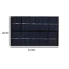 Solar panel - charging board - quick charging - 5W - 5V - USB
