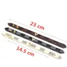 Fashionable leather bracelet - with V letter / charms - unisex