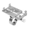 Bicycle handlebar phone holder / mount bracket - aluminum clip