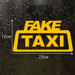 Fake Taxi - car vinyl sticker