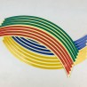 Car wheel reflective strips - stickers - 16 piecesStickers