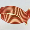 Car wheel reflective strips - stickers - 16 piecesStickers