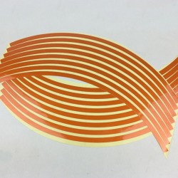 Car wheel reflective strips - stickers - 16 piecesStickers