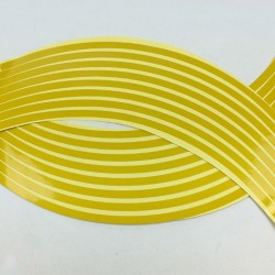 Car wheel reflective strips - stickers - 16 pieces
