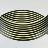Car wheel reflective strips - stickers - 16 piecesStickers