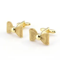 Bow-knot / ball - gold / silver metal cufflinksCufflinks