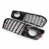 Grille intake cover - with fog light hole - honeycomb mesh - for Audi A4 B8 RS4Grilles