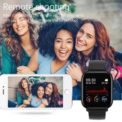 LIGE P8 - Smart Watch - Bluetooth - waterproof - LED - Android / IOS - unisex