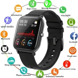 LIGE P8 - Smart Watch - Bluetooth - waterproof - LED - Android / IOS - unisex